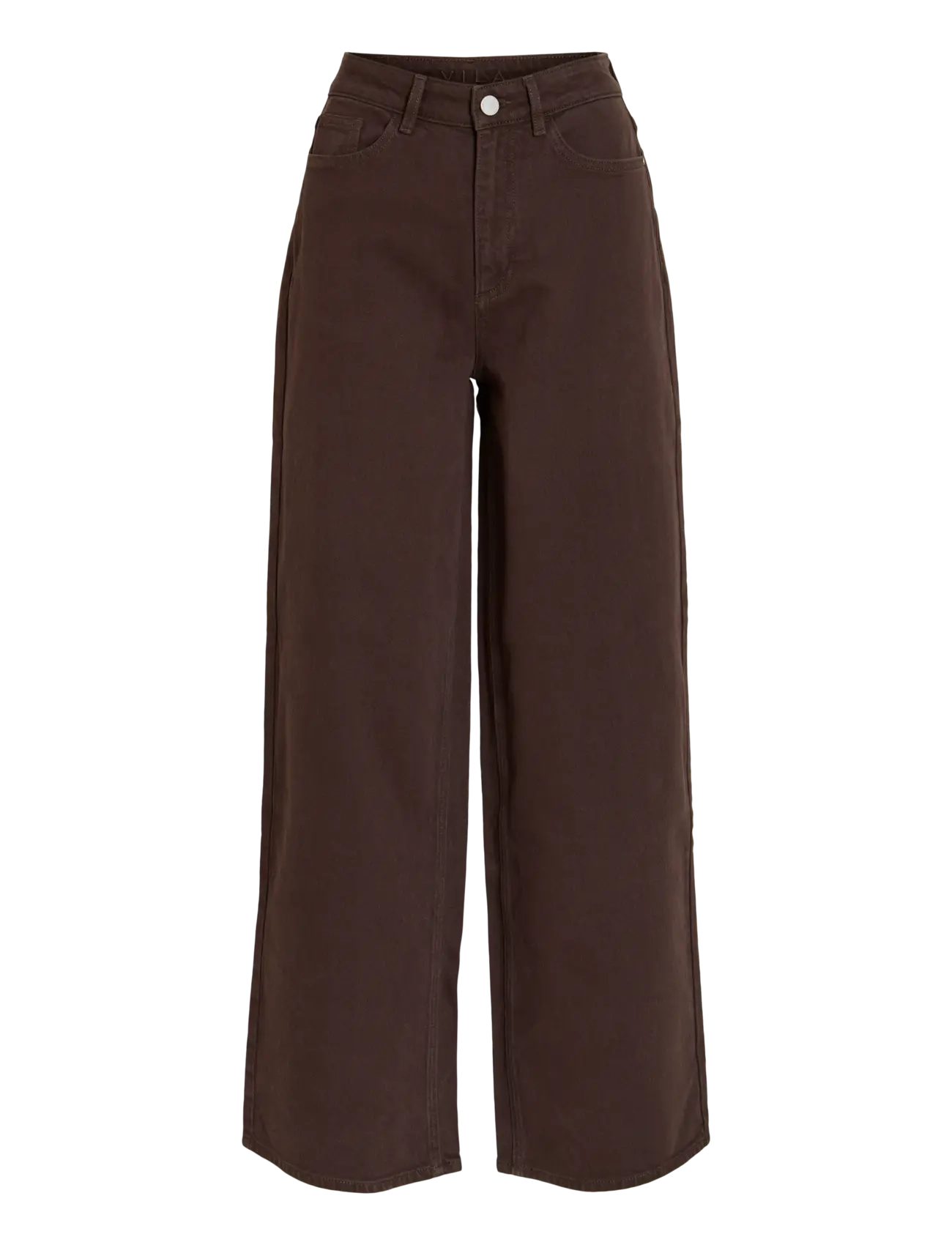 Vila VIFREYA JAF HW WIDE JEANS - NOOS - Tänavastiil - COFFEE BEAN / brown