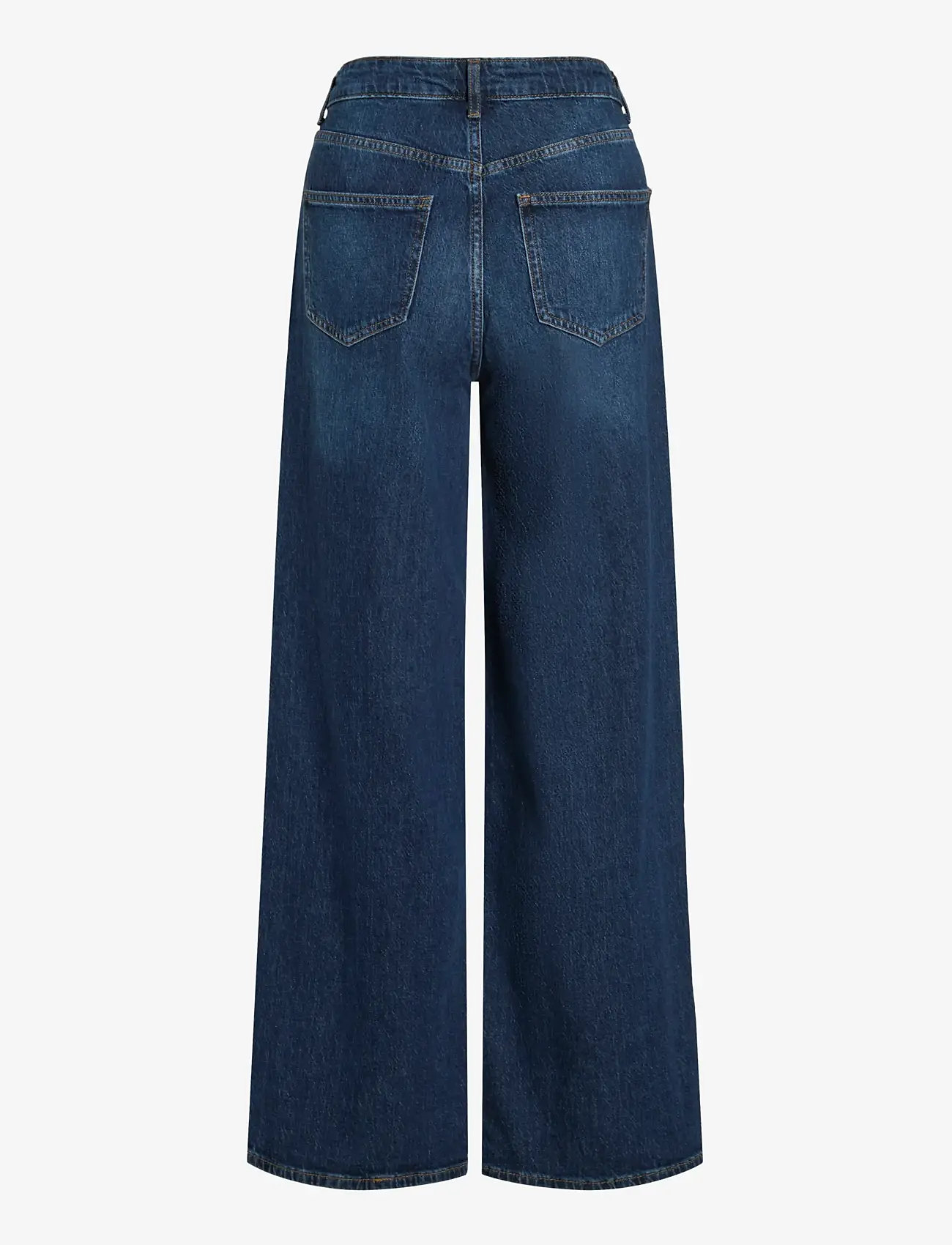 Vila - VIFREYA JAF HW JEANS - NOOS - pantalons larges - dark blue denim - 2