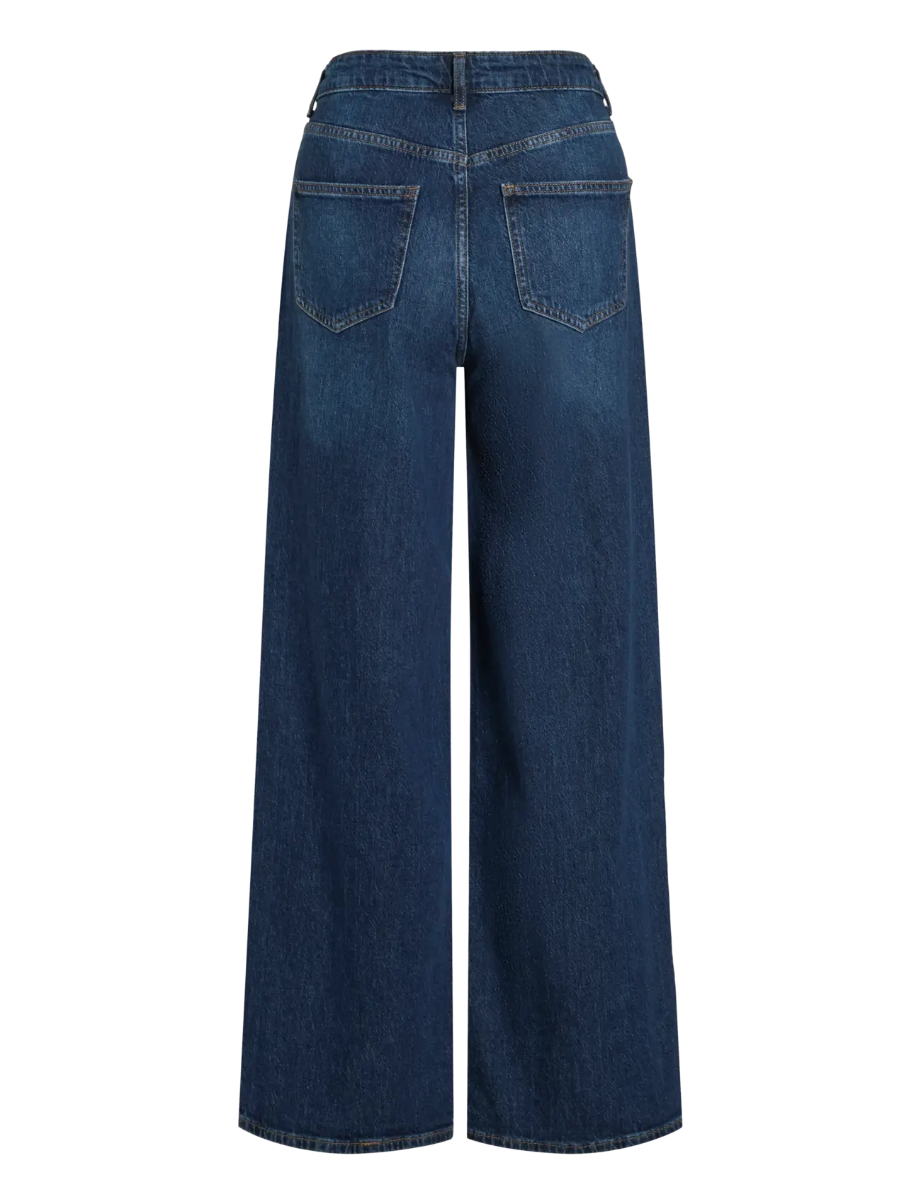Vila - VIFREYA JAF HW WIDE JEANS - NOOS - laia säärega teksad - dark blue denim - 2
