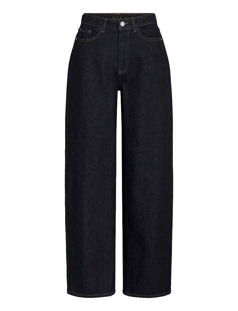 Vila - VIFREYA JAF HW WIDE JEANS - NOOS - vida jeans - dark blue denim - 1