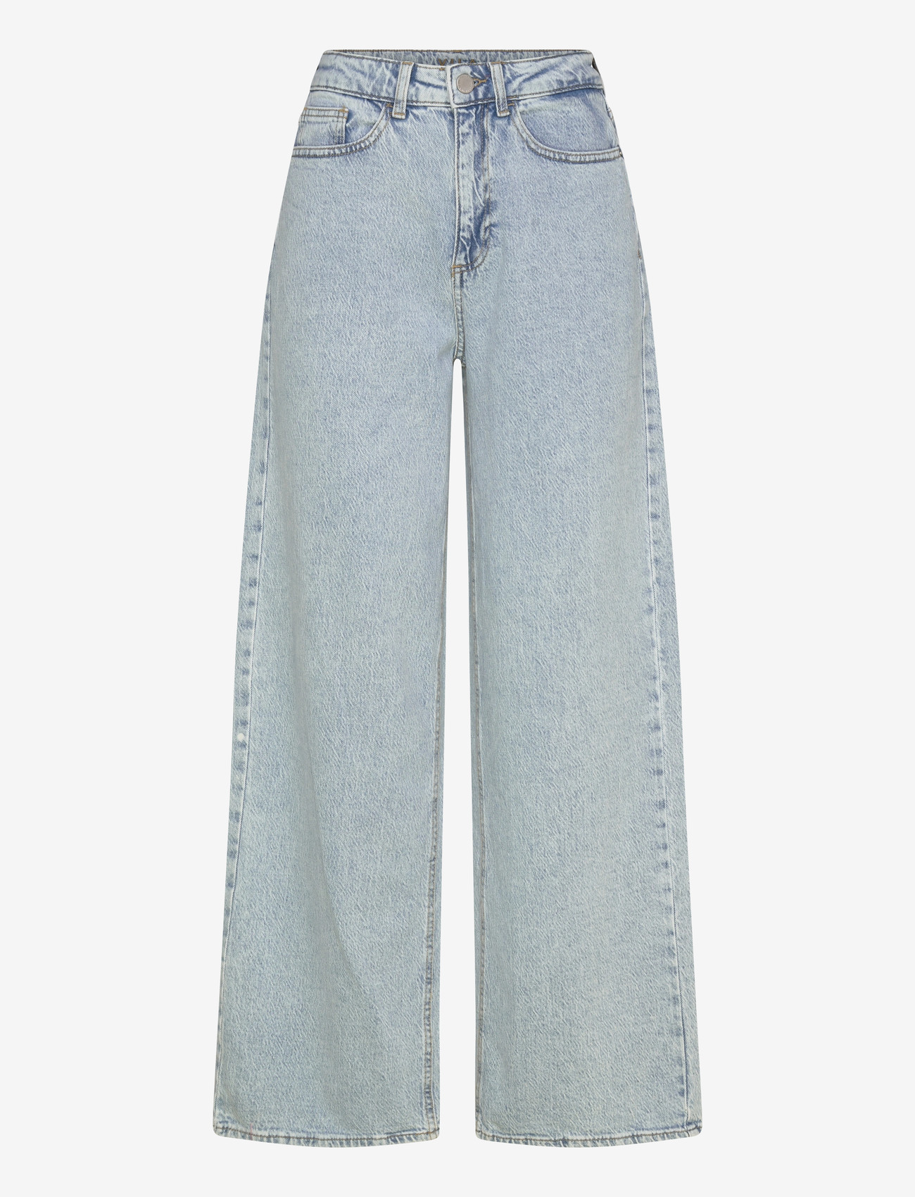 Vila - VIFREYA JAF HW WIDE JEANS - NOOS - leveälahkeiset farkut - light blue denim - 1