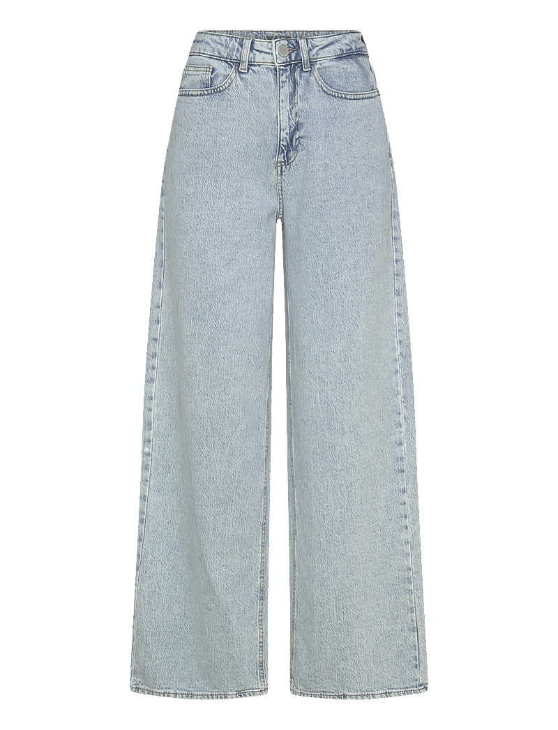 Vila - VIFREYA JAF HW WIDE JEANS - NOOS - leveälahkeiset farkut - light blue denim - 1