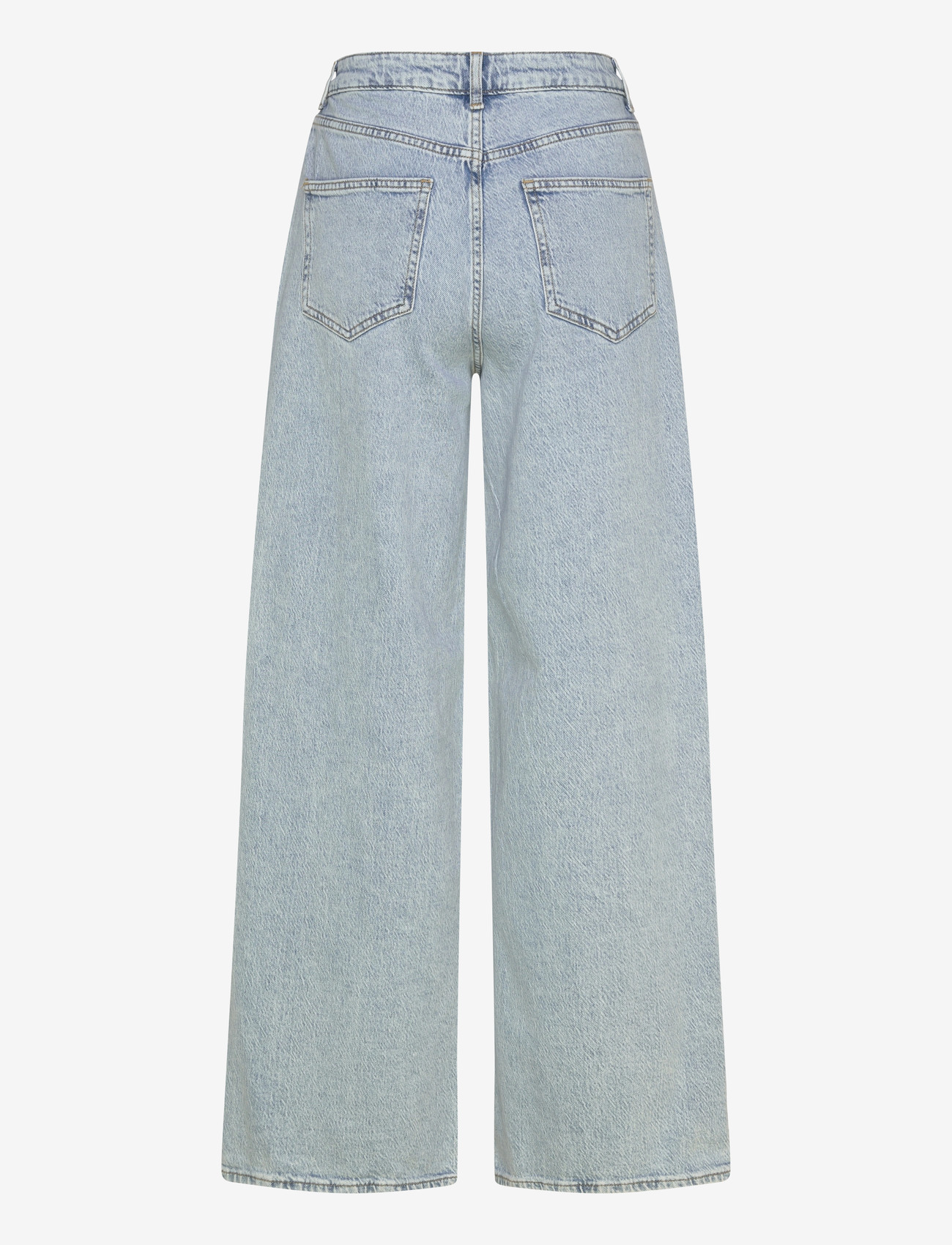 Vila - VIFREYA JAF HW WIDE JEANS - NOOS - leveälahkeiset farkut - light blue denim - 2