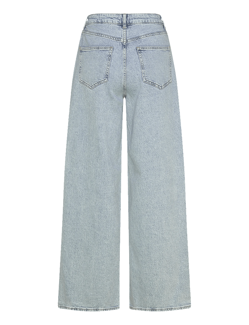 Vila - VIFREYA JAF HW WIDE JEANS - NOOS - leveälahkeiset farkut - light blue denim - 2