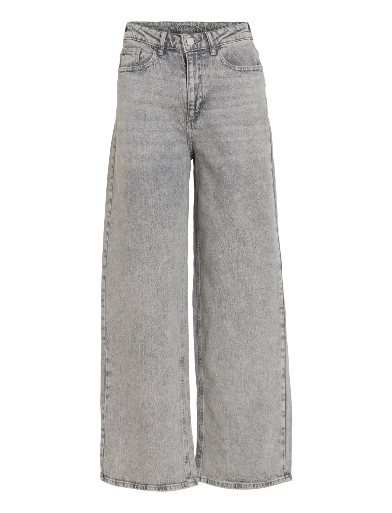 Vila VIFREYA JAF HW WIDE JEANS - NOOS - Vila - LIGHT GREY DENIM / grey