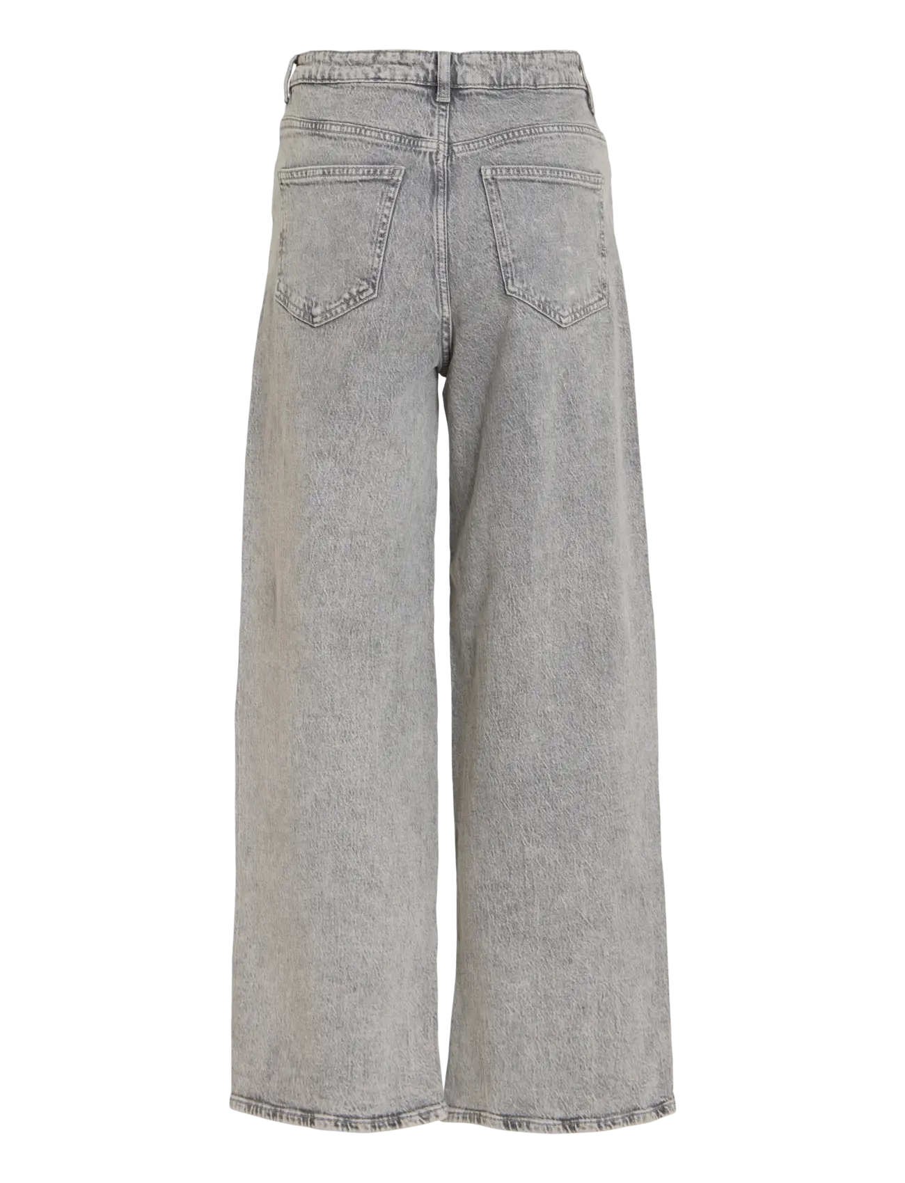 Vila - VIFREYA JAF HW WIDE JEANS - NOOS - hosen mit weitem bein - light grey denim - 2
