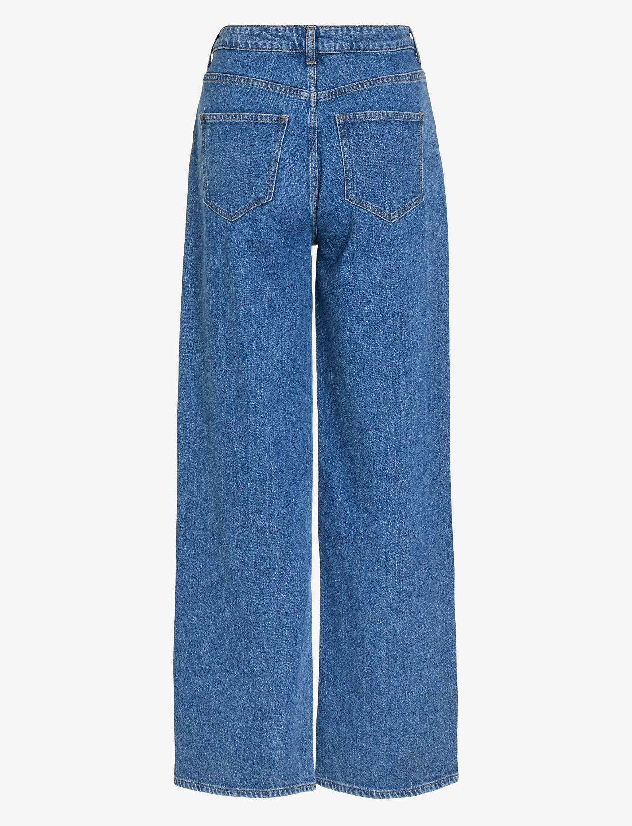 Vila - VIFREYA JAF HW WIDE JEANS - NOOS - brede jeans - medium blue denim - 2
