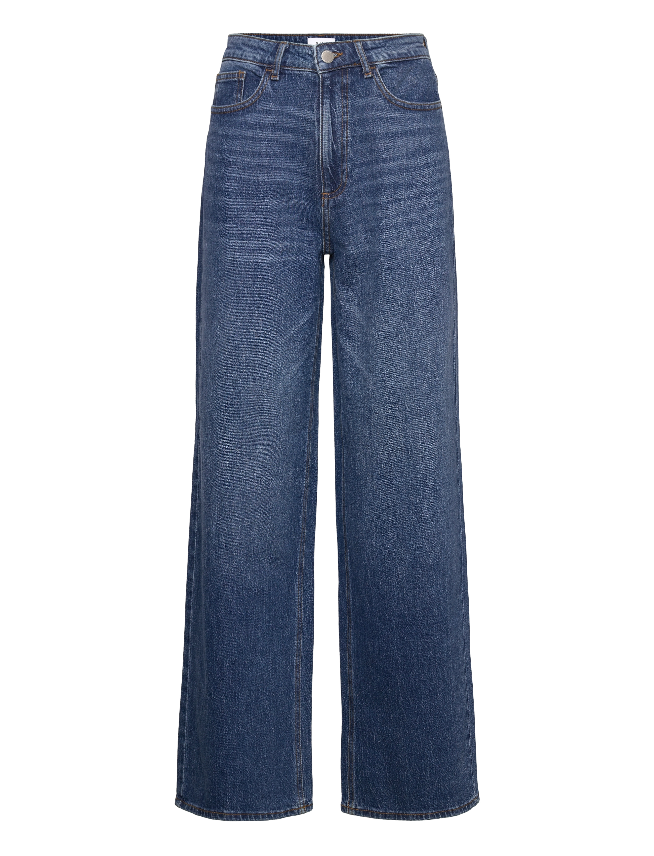 VILA Vifreya Jaf Hw Wide Jeans - Noos Blau - 34x30 - Damen