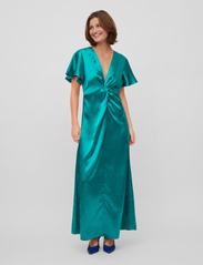 Vila - VISITTAS V-NECK S/S MAXI DRESS - NOOS - vakarėlių drabužiai išparduotuvių kainomis - alhambra - 2