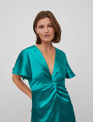 Vila - VISITTAS V-NECK S/S MAXI DRESS - NOOS - feestelijke kleding voor outlet-prijzen - alhambra - 6