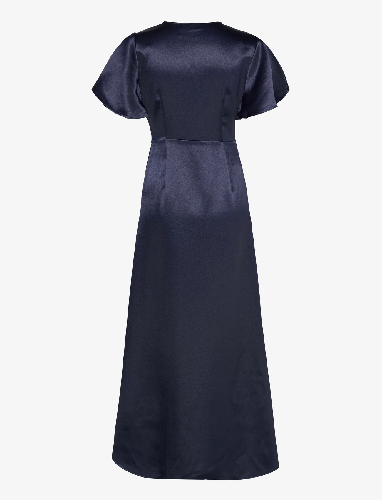 Vila - VISITTAS V-NECK S/S MAXI DRESS - NOOS - feestelijke kleding voor outlet-prijzen - navy blazer - 1