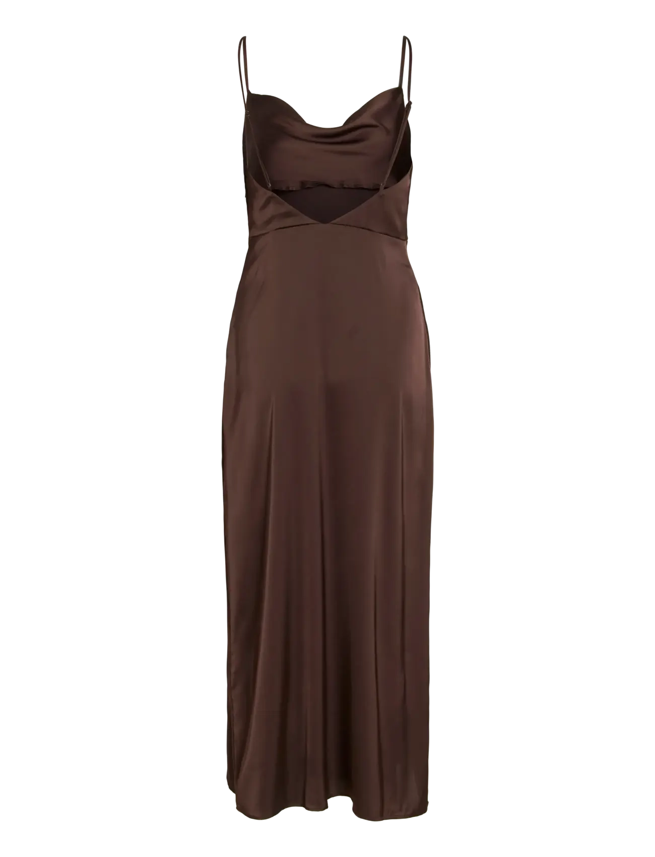 Vila - VIRAVENNA STRAP ANKLE DRESS - NOOS/OC - midi kjoler - coffee bean - 2