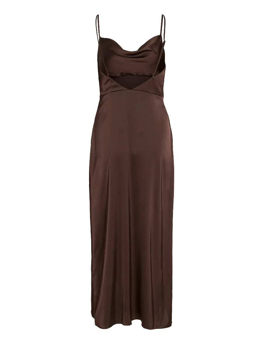Vila - VIRAVENNA STRAP ANKLE DRESS - NOOS/OC - schlupfkleider - coffee bean - 2