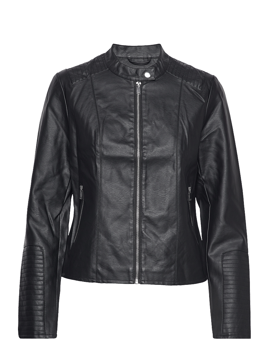 Vila - VIBLUE COATED JACKET- NOOS - black - 1