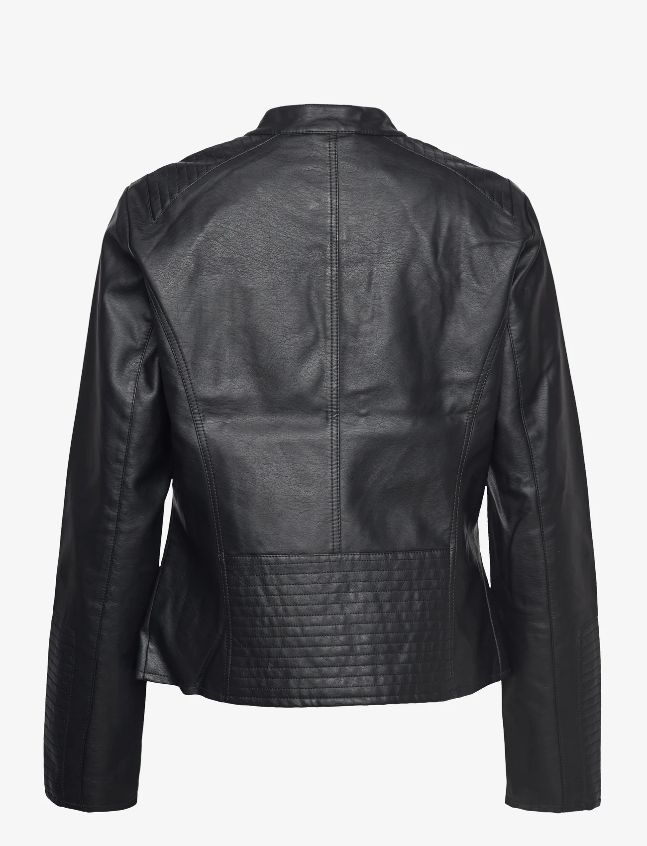 Vila - VIBLUE COATED JACKET- NOOS - spring jackets - black - 1