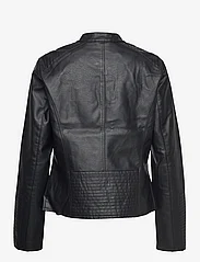 Vila - VIBLUE COATED JACKET- NOOS - leather jackets - black - 2