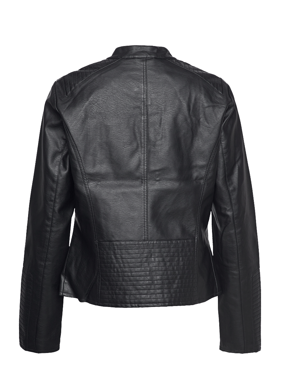 Vila - VIBLUE COATED JACKET- NOOS - black - 2