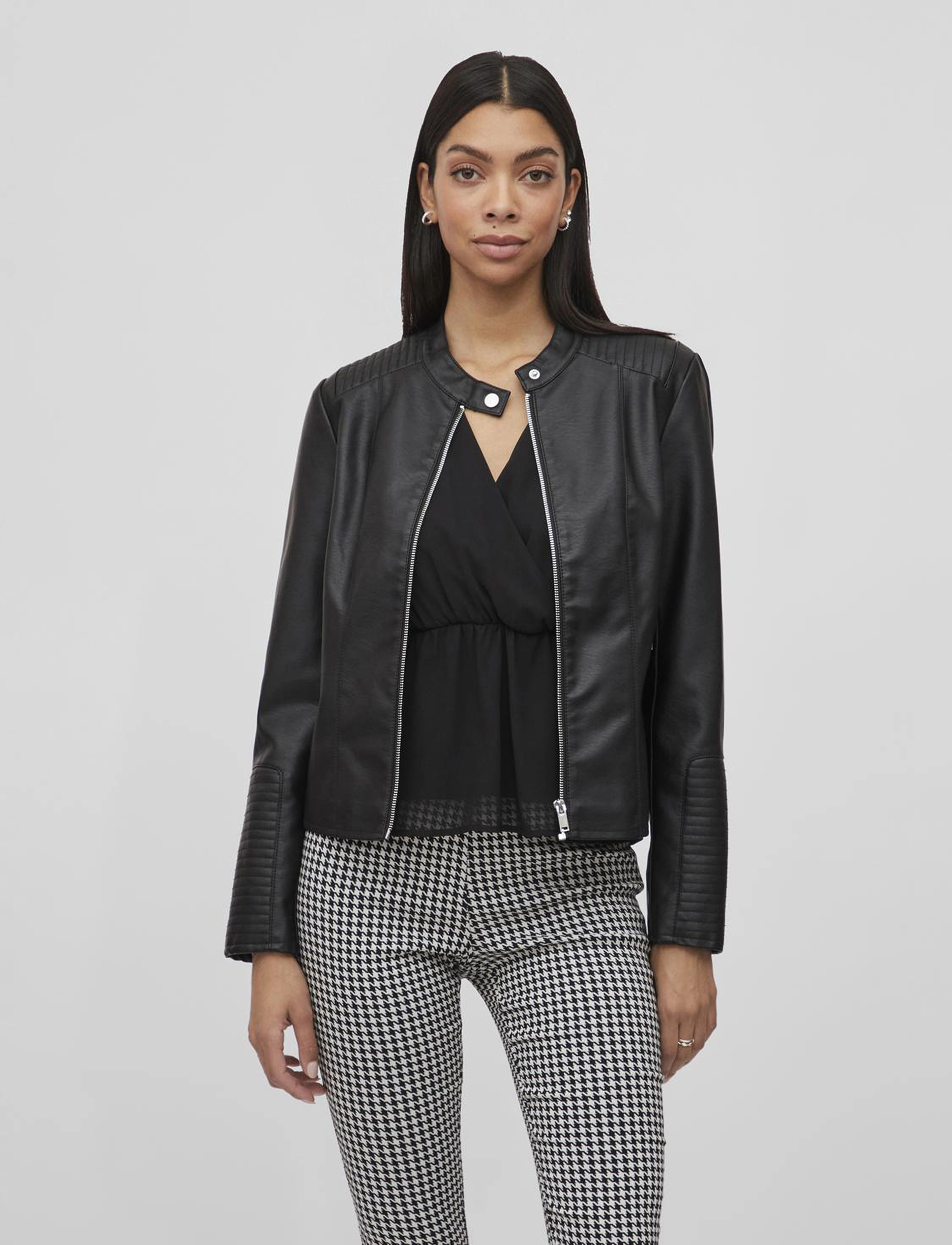 Vila VIBLUE COATED JACKET- NOOS - Hverdags stil - BLACK / black
