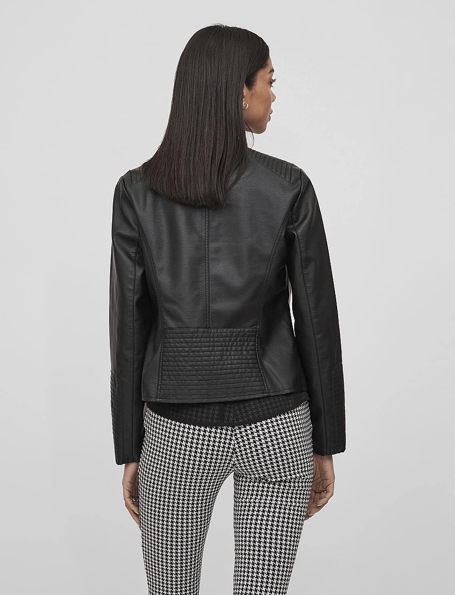 Vila - VIBLUE COATED JACKET- NOOS - black - 3