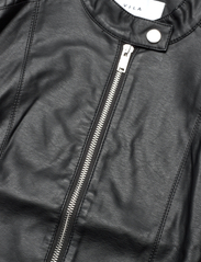 Vila - VIBLUE COATED JACKET- NOOS - leather jackets - black - 7
