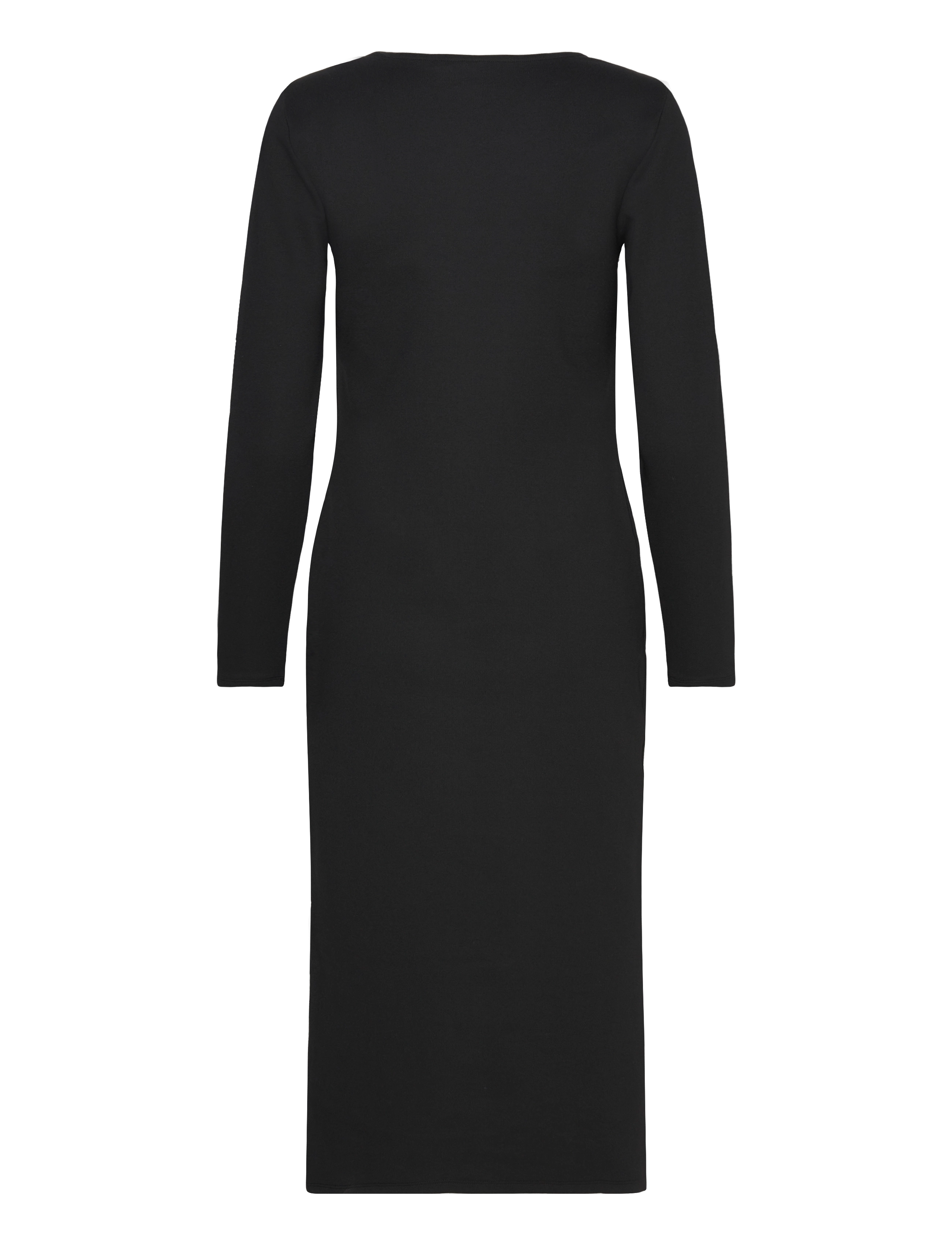 Vila - VIARMERONE L/S LONG DRESS - laveste priser - black - 2