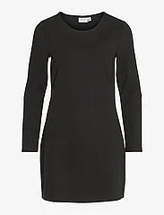 Vila - VIARMERONE O-NECK L/S DRESS - NOOS - alhaisimmat hinnat - black - 0