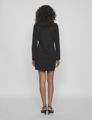 Vila - VIARMERONE O-NECK L/S DRESS - NOOS - short dresses - black - 3
