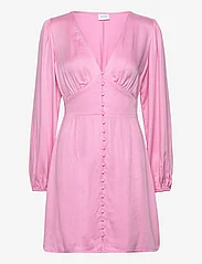 Vila - VIMALIN CORBA L/S SHORT DRESS /KA - festkläder till outletpriser - begonia pink - 0