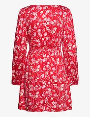 Vila - VIMALIN CORBA L/S SHORT DRESS /KA - vakarėlių drabužiai išparduotuvių kainomis - flame scarlet - 1