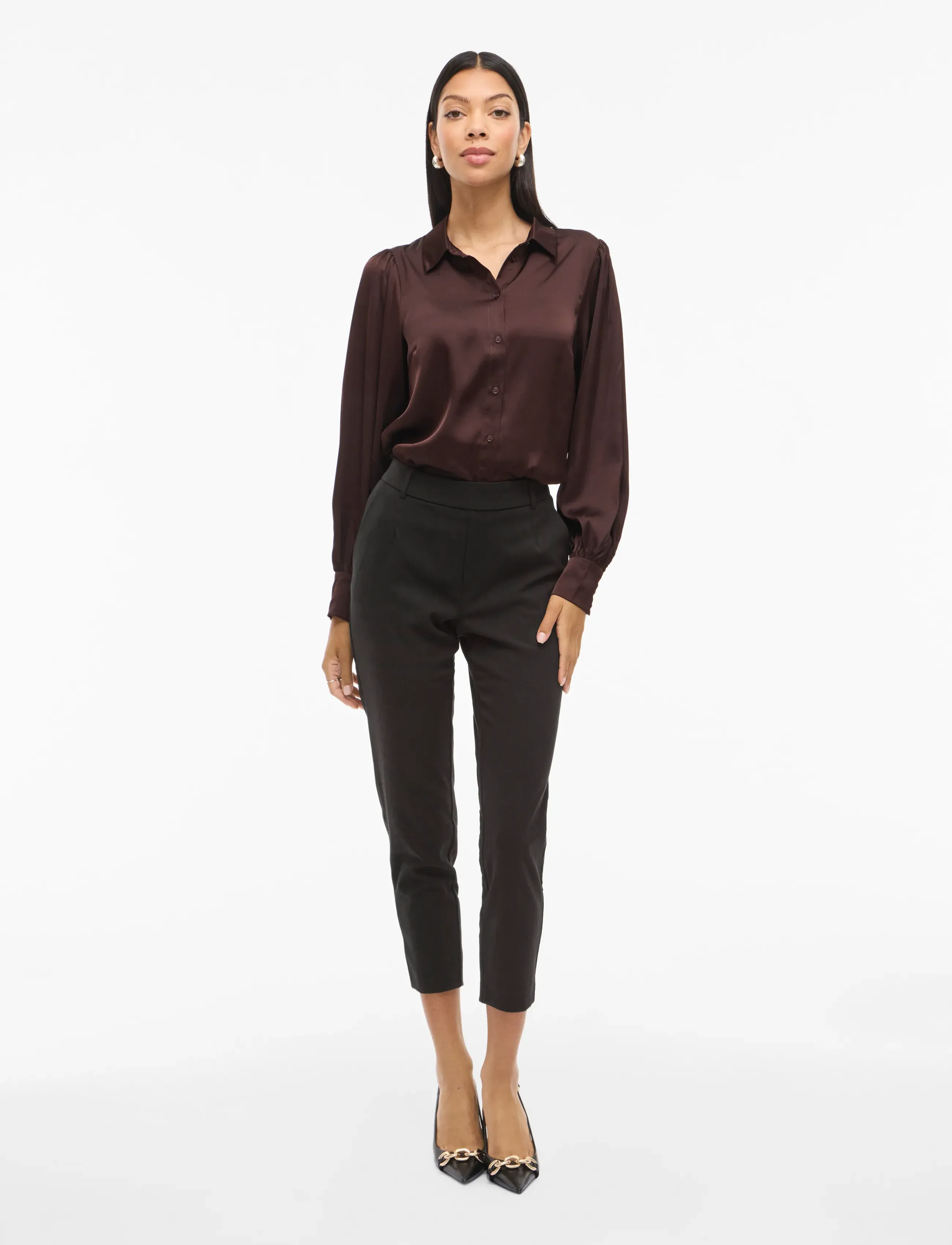 VILA Vivarone Hw Slim Pant Noos kostymbyxor dam – bild 3