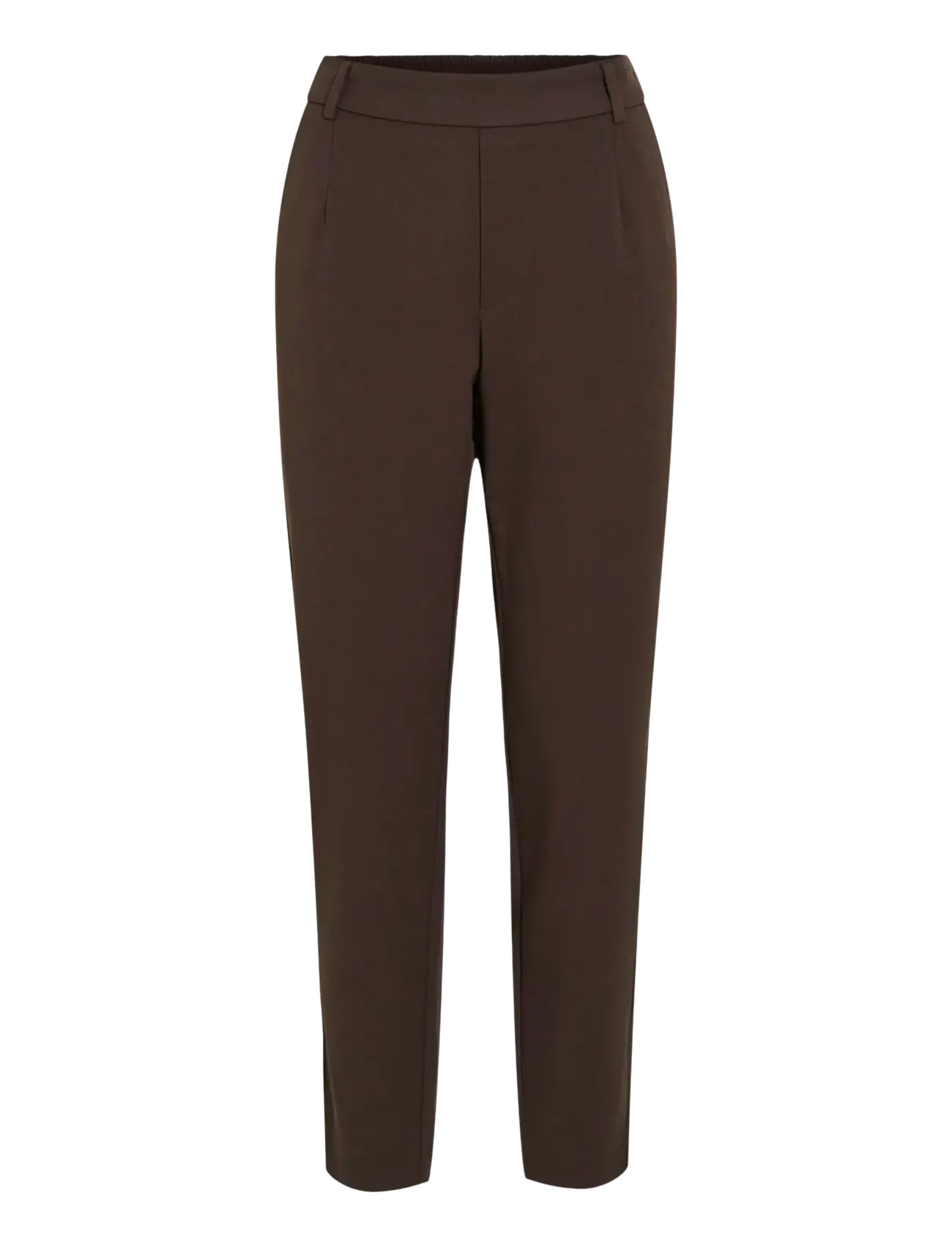 Vila VIVARONE HW SLIM PANT - NOOS - Byxor - COFFEE BEAN / brown