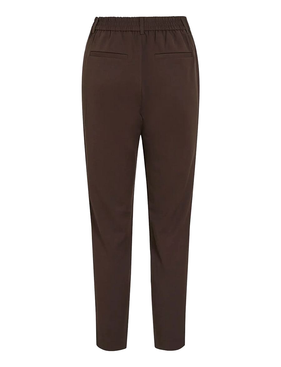 Vila - VIVARONE HW SLIM PANT - NOOS - slim fit bukser - coffee bean - 2