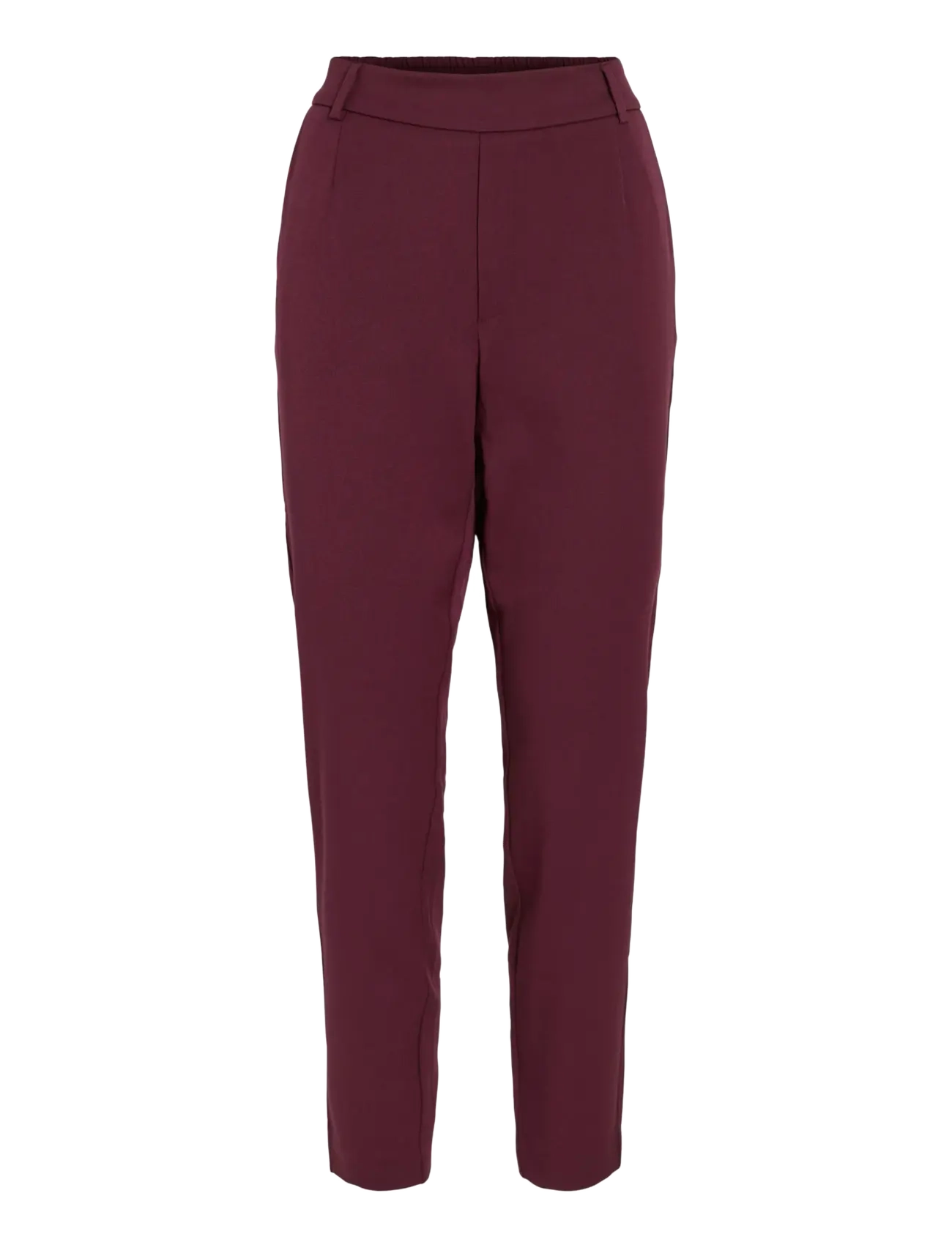 VILA Vivarone Hw Slim Hose - Noos Burgundy - 36 - Damen