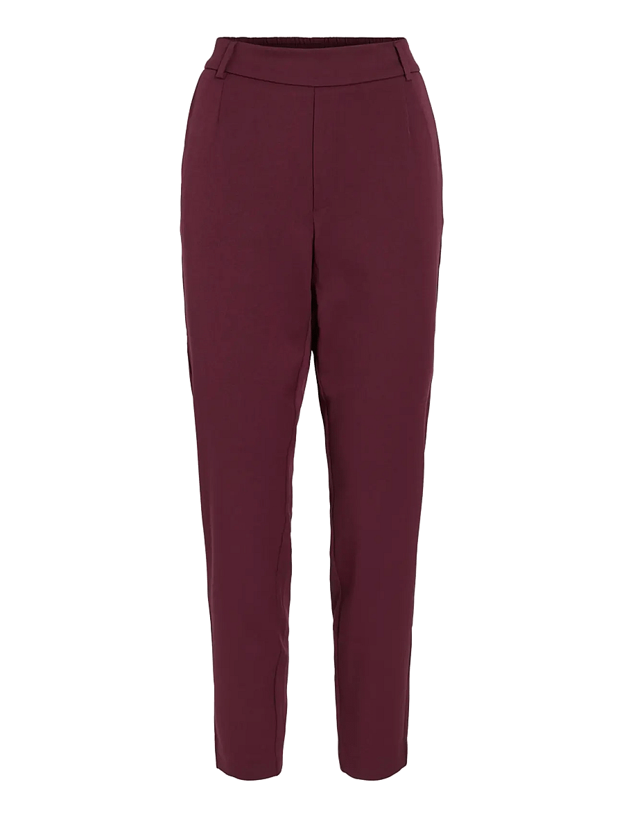 Vila - VIVARONE HW SLIM PANT - NOOS - slim fit bukser - fig - 1