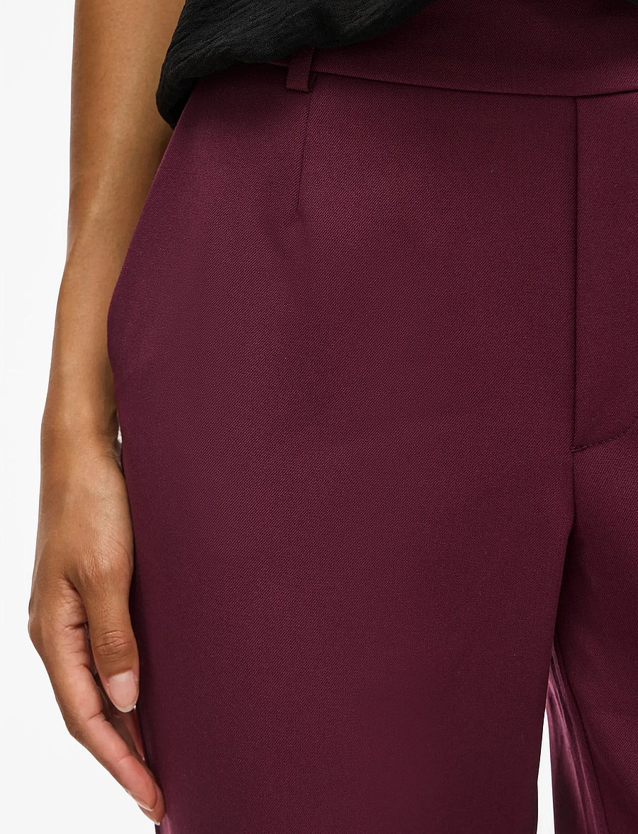 Vila - VIVARONE HW SLIM PANT - NOOS - slim fit bukser - fig - 5