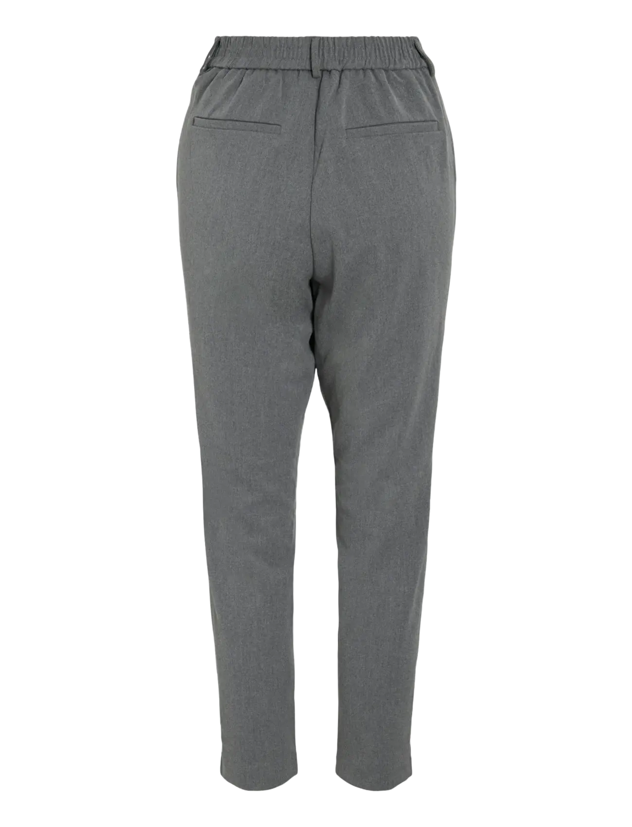 Vila - VIVARONE HW SLIM PANT - NOOS - kitsalõikelised püksid - medium grey melange - 2