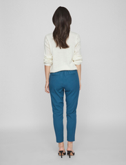 Vila - VIVARONE HW SLIM PANT - NOOS - slim fit trousers - moroccan blue - 3