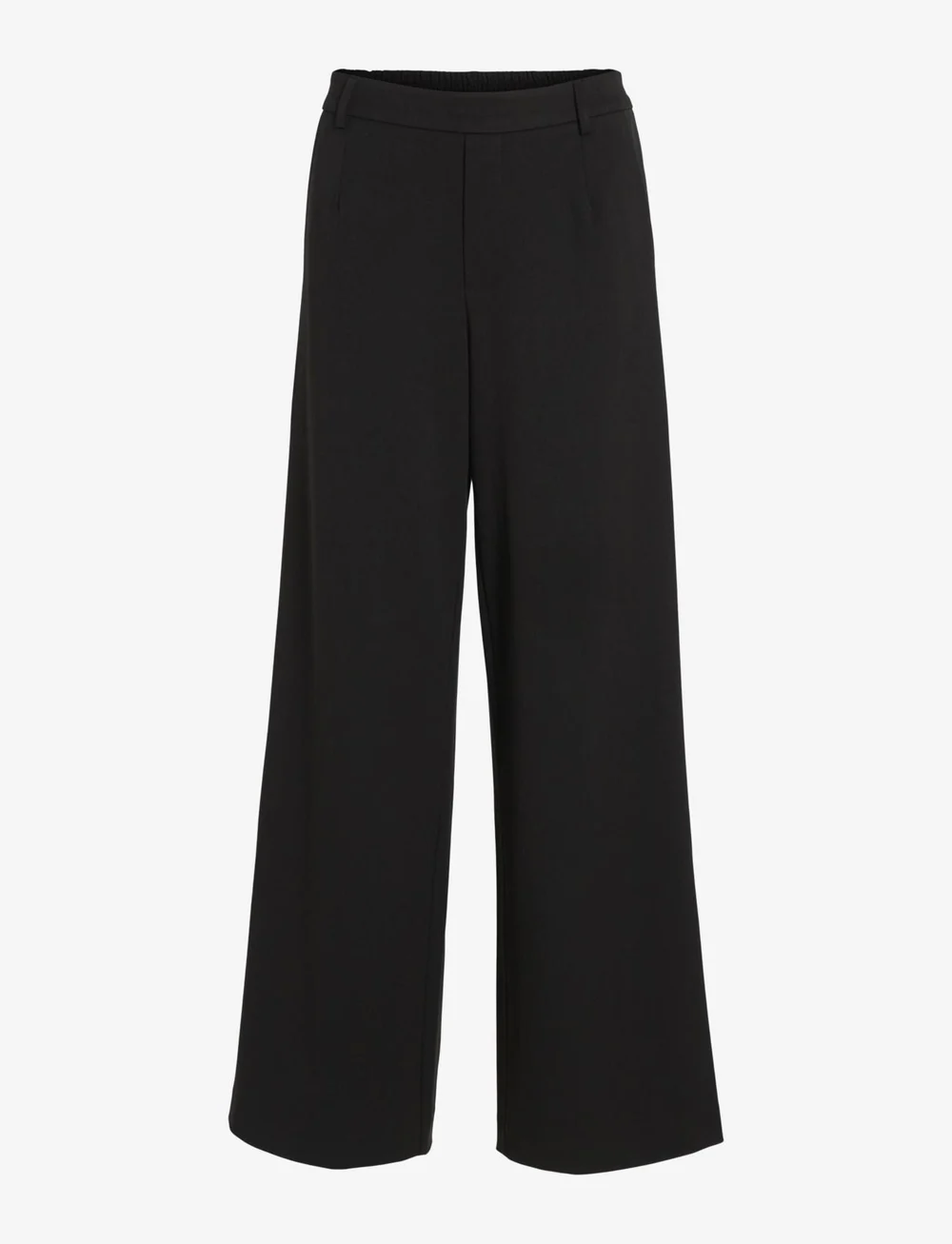 Vila - VIVARONE HW WIDE PANT - NOOS - vida byxor - black - 1