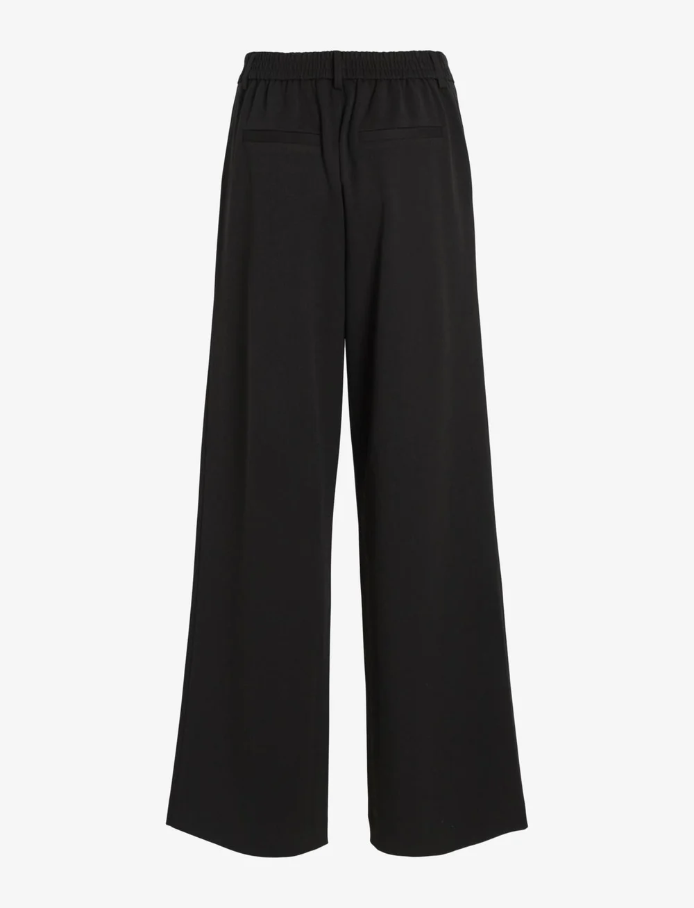 Vila - VIVARONE HW WIDE PANT - NOOS - vida byxor - black - 2