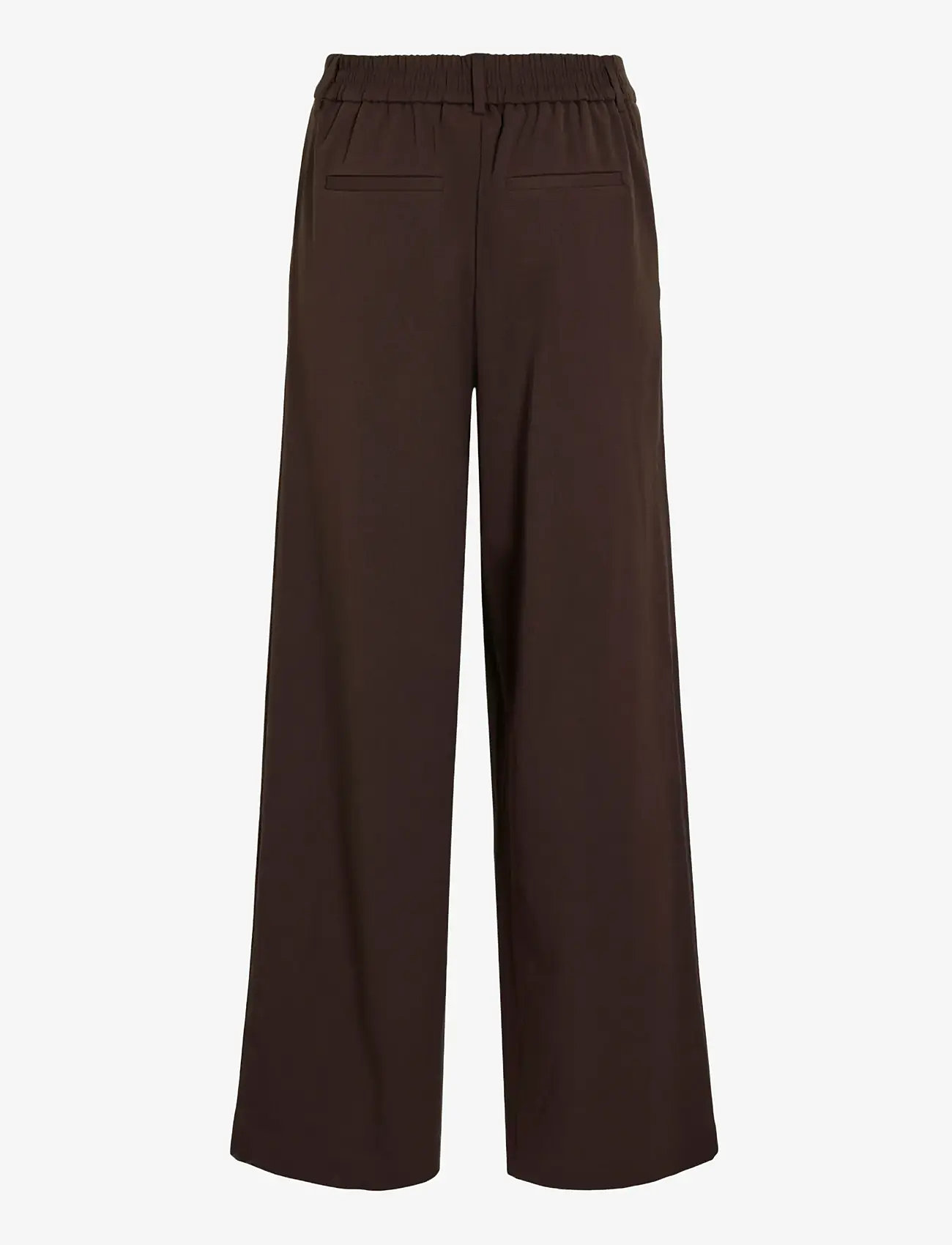 Vila - VIVARONE HW WIDE PANT - NOOS - bukser med brede ben - coffee bean - 2