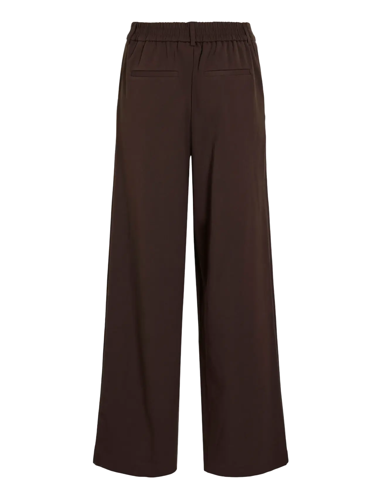 Vila - VIVARONE HW WIDE PANT - NOOS - laia säärega püksid - coffee bean - 2
