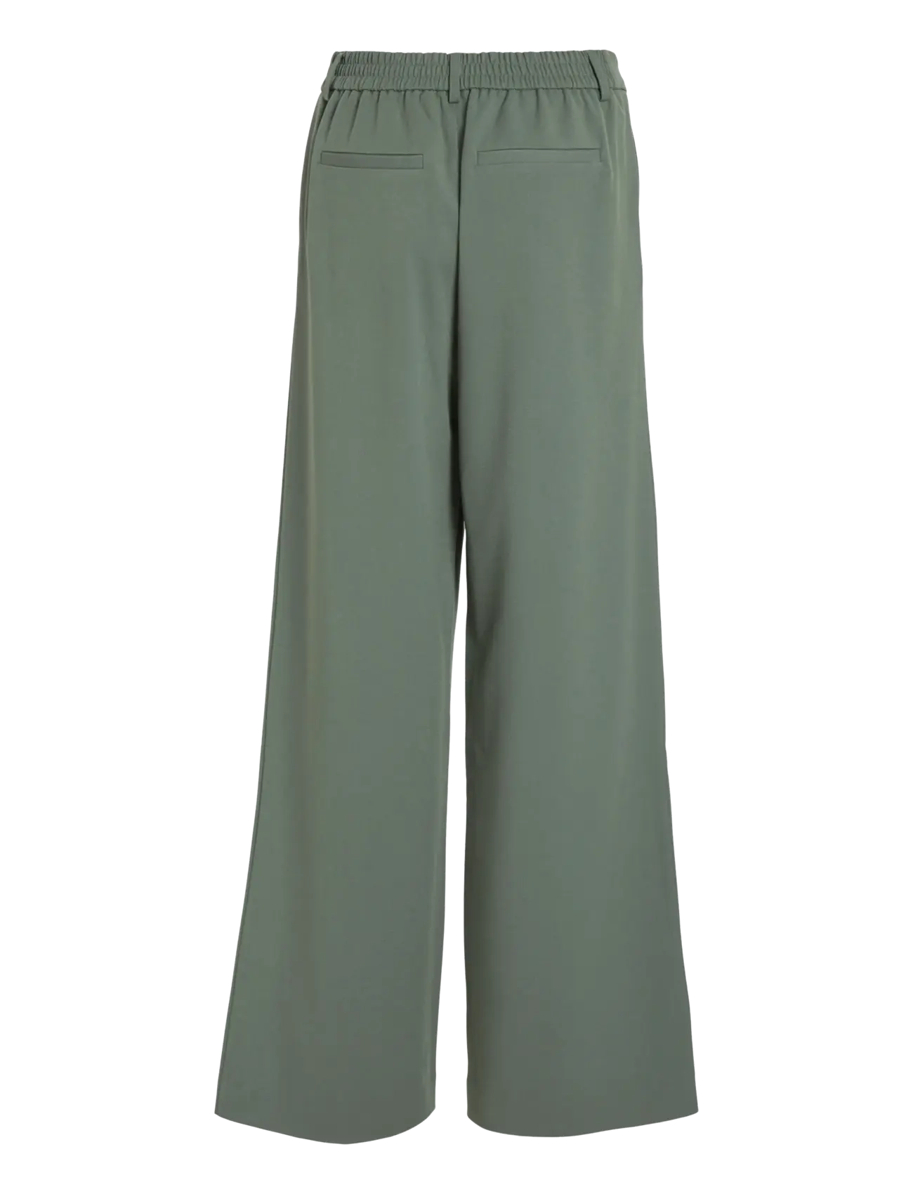 Vila - VIVARONE HW WIDE PANT - NOOS - hosen mit weitem bein - duck green - 2