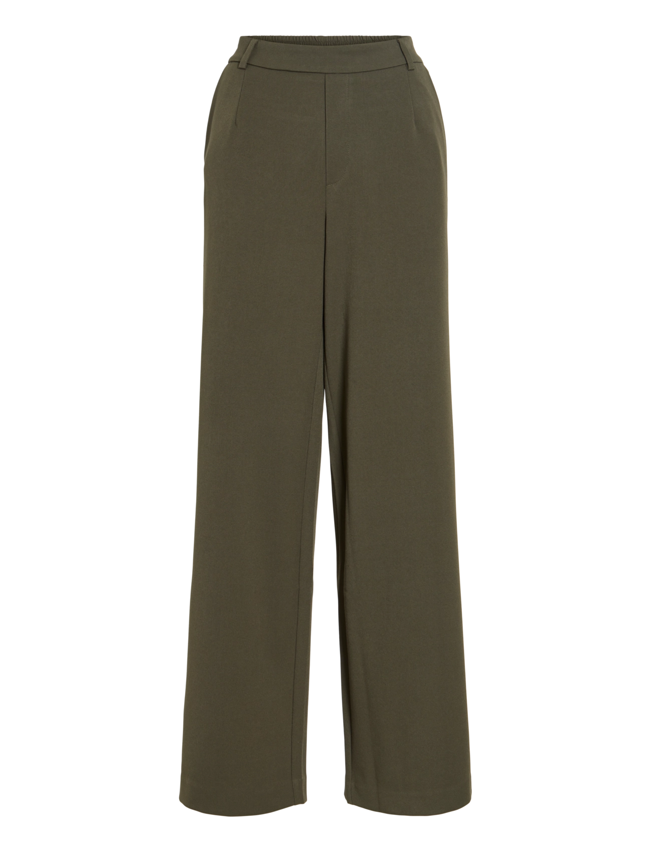Vila - VIVARONE HW WIDE PANT - NOOS - bukser med brede ben - forest night - 1