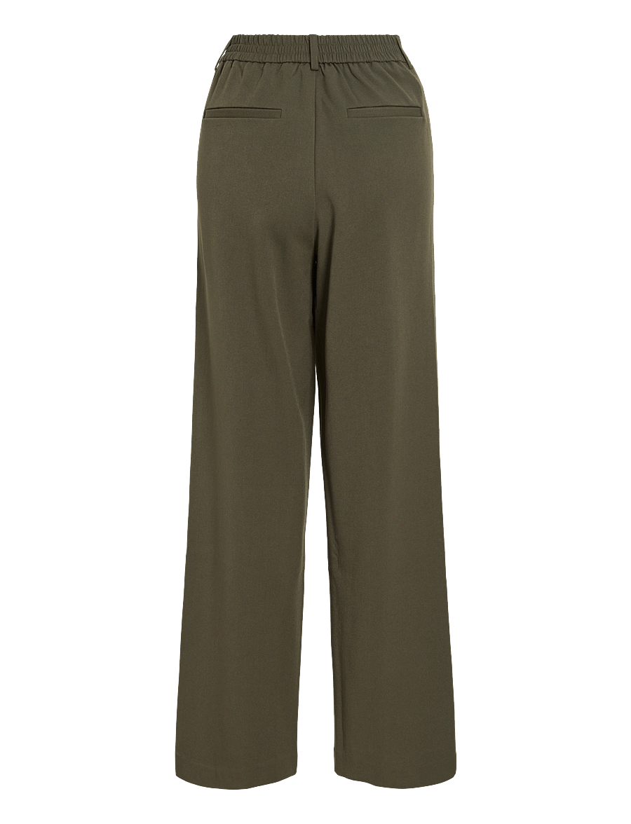 Vila - VIVARONE HW WIDE PANT - NOOS - hosen mit weitem bein - forest night - 2