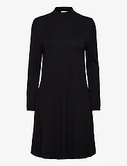 Vila - VICOMFY A-LINE ROLLNECK KNIT DRESS/SU/PB - strikkede kjoler - black - 0