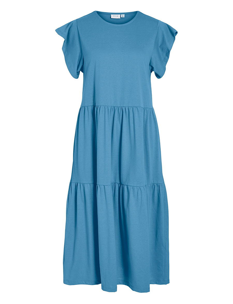 Vila - VISUMMER S/S MIDI DRESS - NOOS - blissful blue - 1