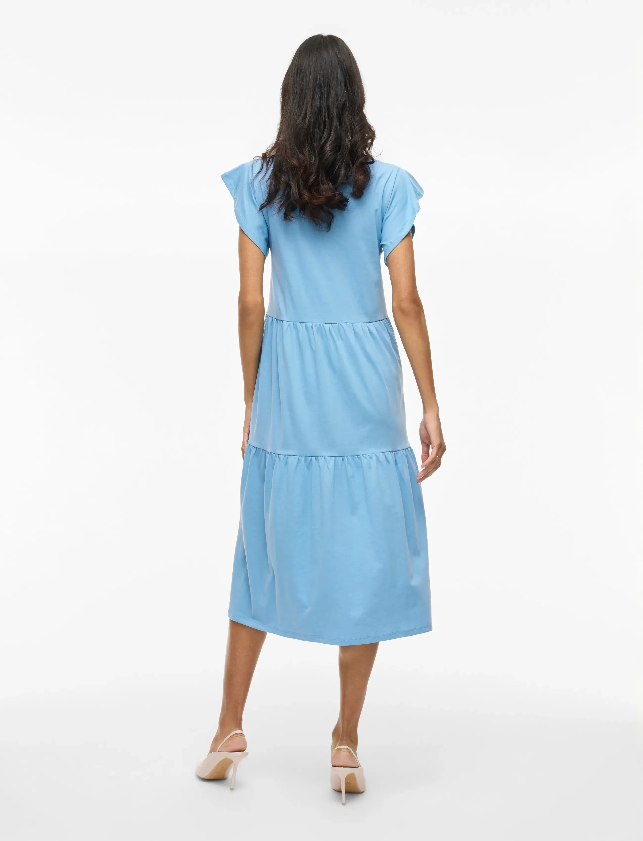 Vila - VISUMMER S/S MIDI DRESS - NOOS - blissful blue - 2