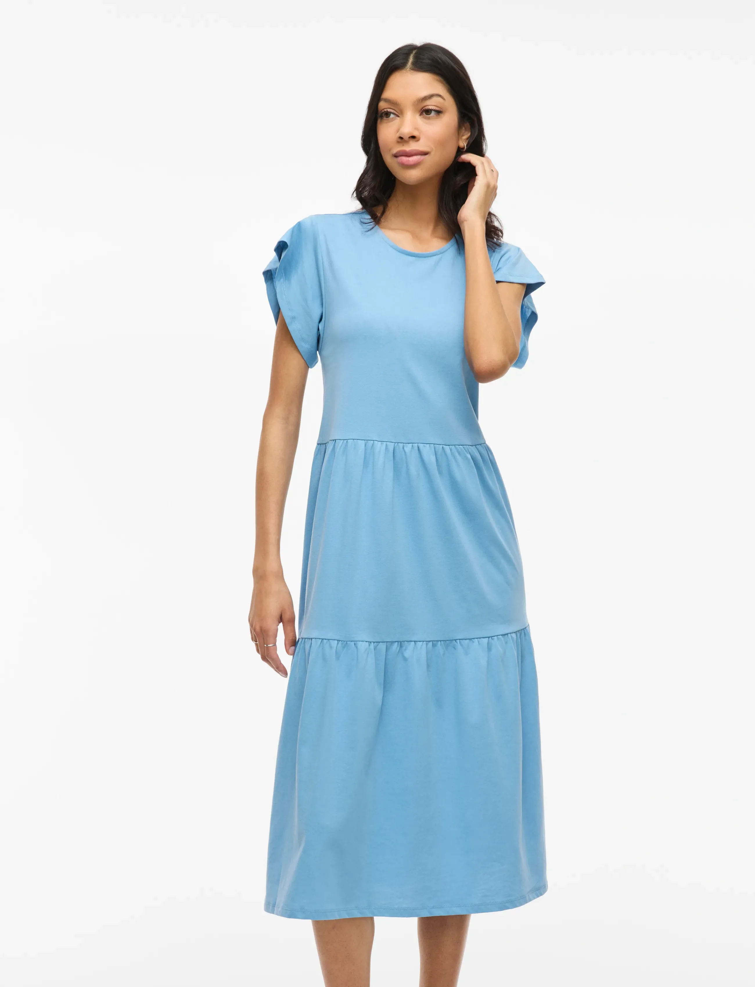 Vila - VISUMMER S/S MIDI DRESS - NOOS - blissful blue - 5