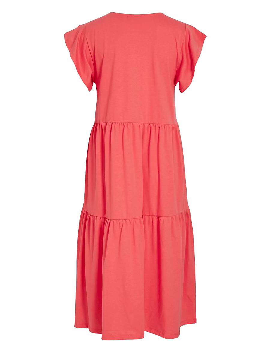 Vila - VISUMMER S/S MIDI DRESS - NOOS - dubarry - 2