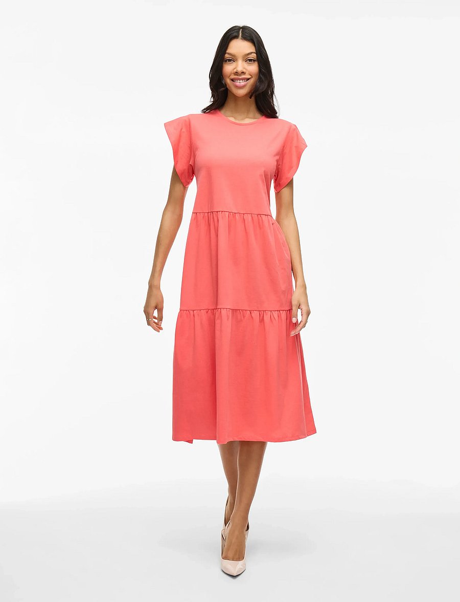 Vila - VISUMMER S/S MIDI DRESS - NOOS - dubarry - 0